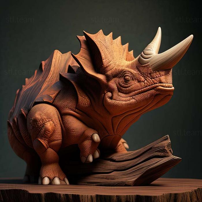 3D model Ischioceratops (STL)